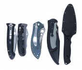 FIVE BENCH MADE KNIVES Includi