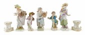 FIVE BERLIN PORCELAIN FIGURES