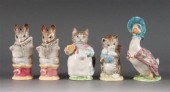 Five Beswick Beatrix Potter ch