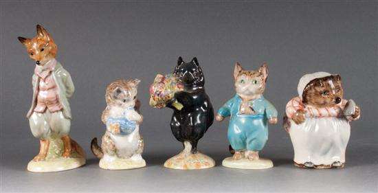 Five Beswick Beatrix Potter china