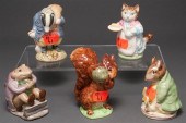 Five Beswick china "Beatrix Po