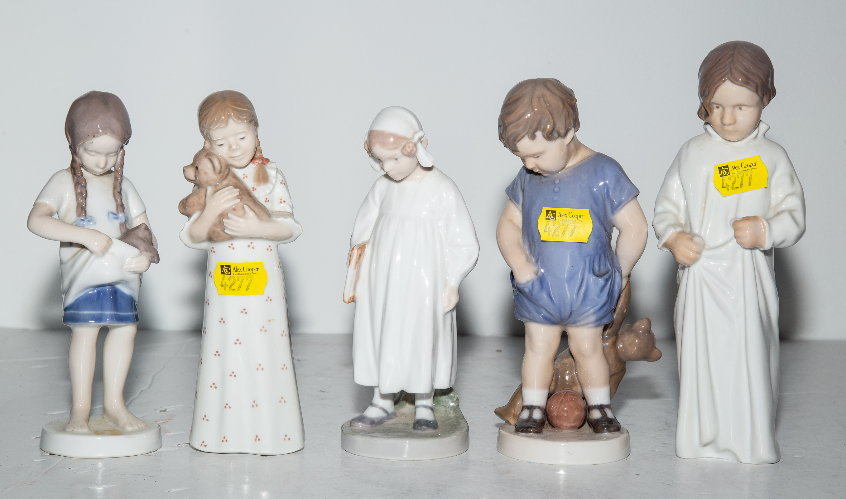 FIVE B&G & ROYAL COPENHAGEN FIGURES