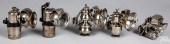 FIVE BICYCLE LAMPS, CA. 1900Fi