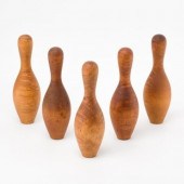 FIVE BIRDS-EYE MAPLE BOWLING P