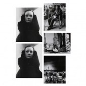 FIVE BLACK-AND-WHITE PHOTOGRAP
