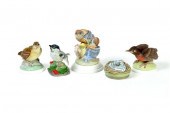 FIVE BOEHM BIRDS.  American  2