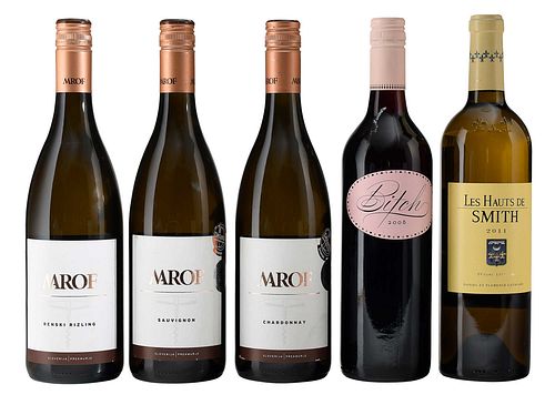 FIVE BOTTLES 2006-2011 ASSORTED