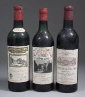 Five bottles of 1961 Chateau B
