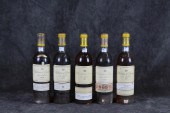 FIVE BOTTLES OF VINTAGE FRENCH