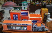 FIVE BOXED LIONEL TRAIN GARDEN