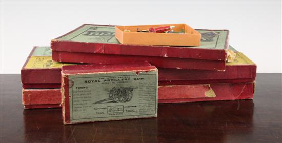 Five boxed sets of Britains lead