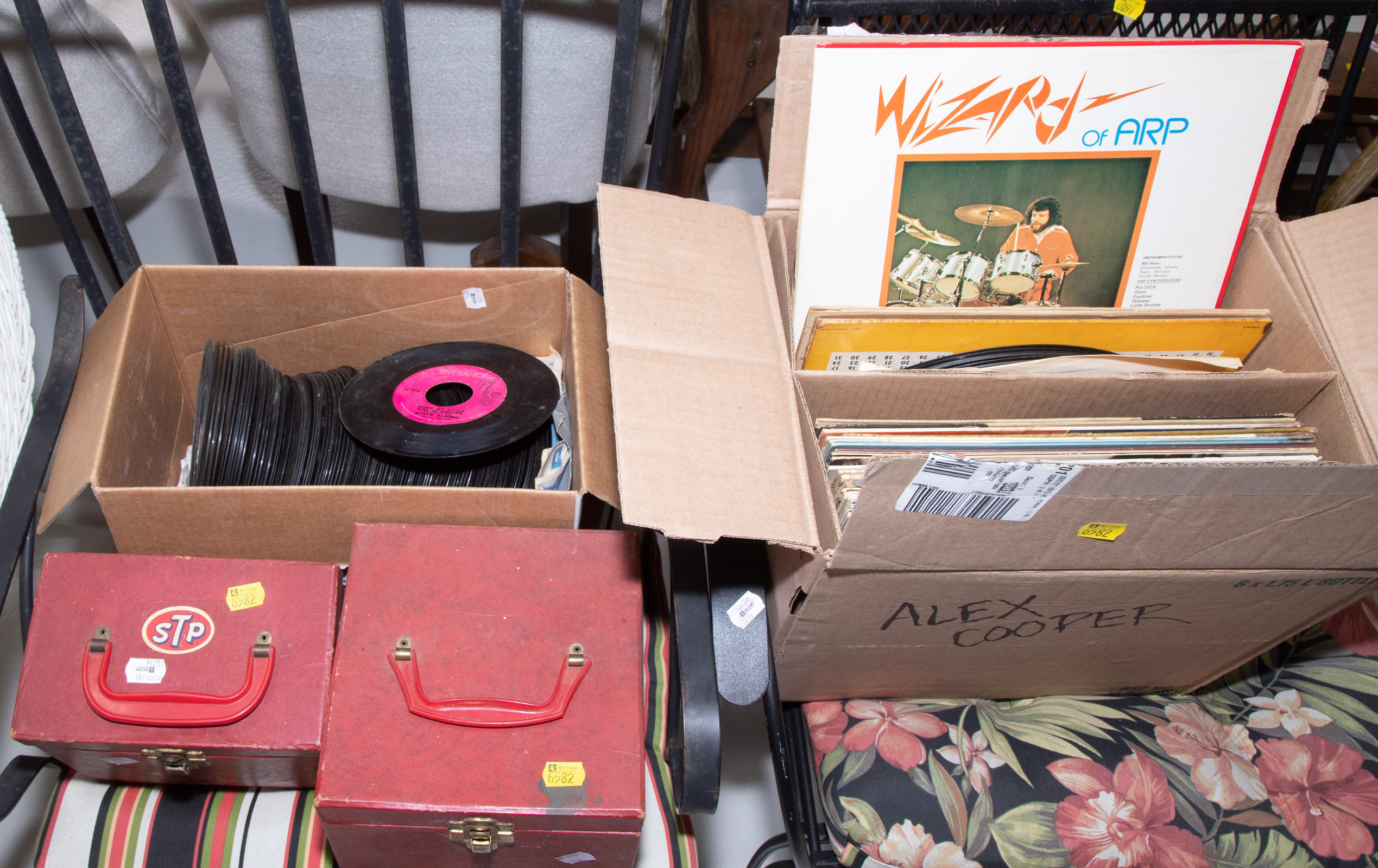 FIVE BOXES OF ASSORTED RECORDS 3