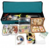 FIVE BOXES OF SALTWATER FLIESF