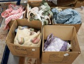 FIVE BOXES OF WINDOW TREATMENT