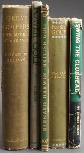 FIVE BRITISH GOLF BOOKSFive Br