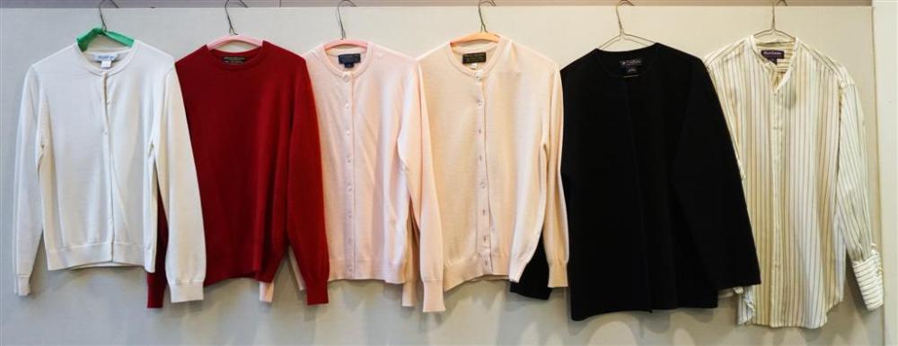 FIVE BROOKS BROTHERS SWEATERS AND A
