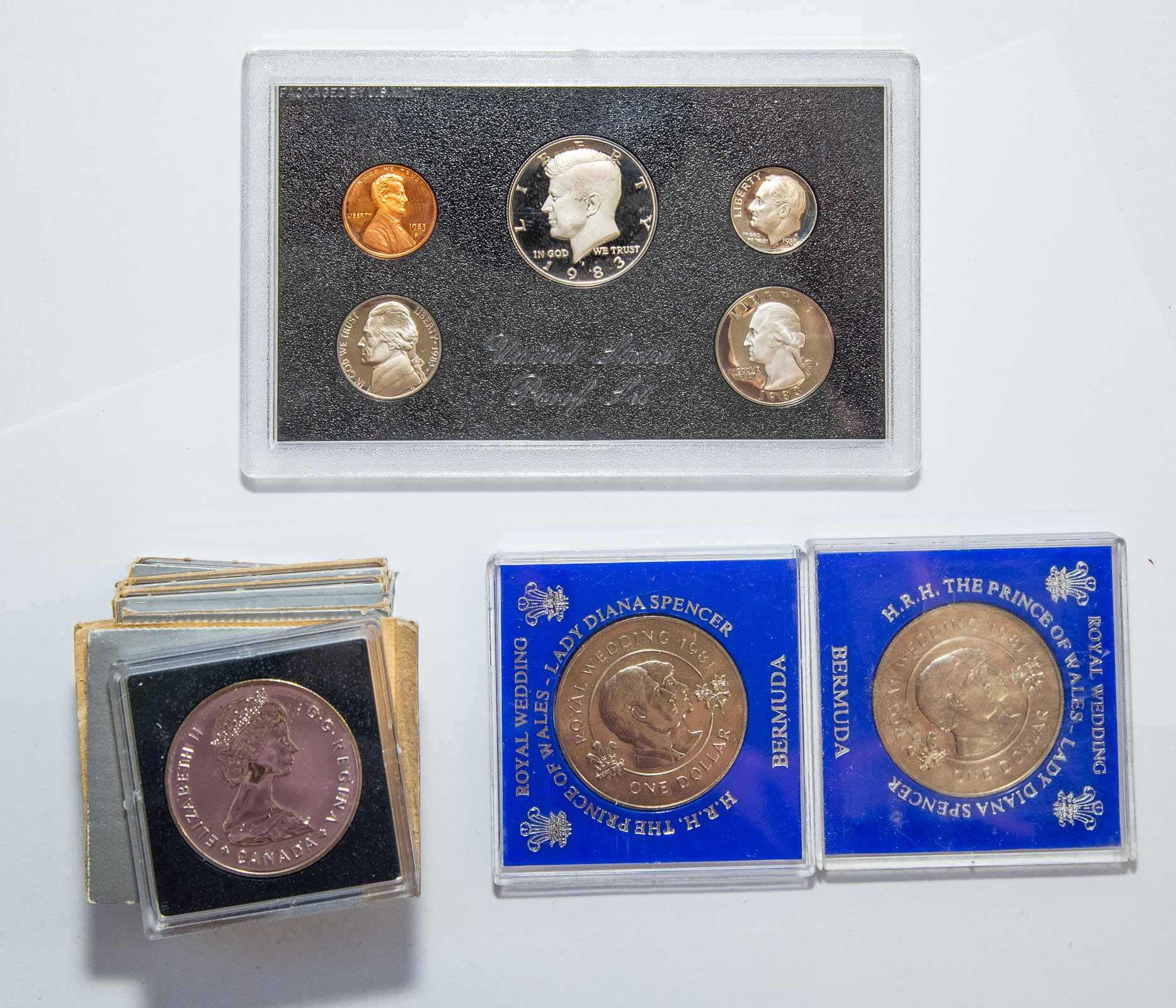 FIVE CANADIAN PROOF DOLLARS, '83 US