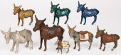FIVE CAST IRON DONKEY STILL BA