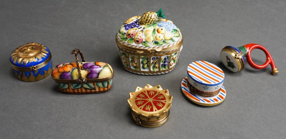 FIVE CHAMART AND ONE PIOTET LIMOGES