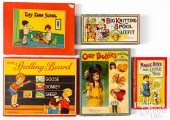 FIVE CHILDREN'S ACTIVITY GAMES