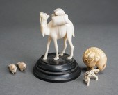 FIVE CHINESE ANIMAL CARVINGSFi