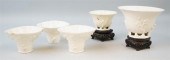 FIVE CHINESE BLANC-DE-CHINE LI