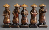 FIVE CHINESE COMPOSITE FIGURIN