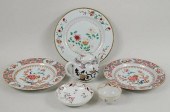 FIVE CHINESE EXPORT PORCELAIN