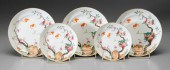 Five Chinese famille rose bowl