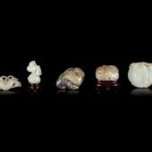 Five Chinese Jade Carvings
QIN