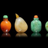 Five Chinese Jadeite and Quart