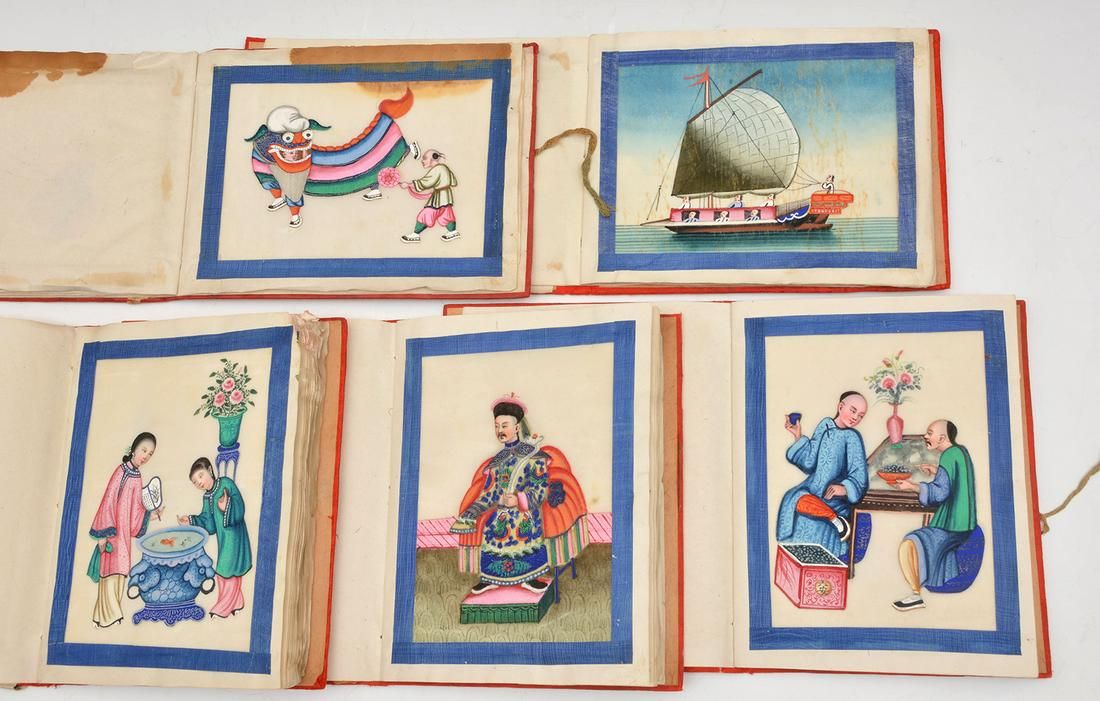 FIVE CHINESE PAINTING BOOKS. 60