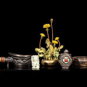 Five Chinese Scholar's Objects
