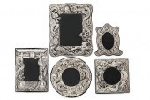 FIVE CHINESE STYLE SILVER PICT