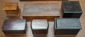 FIVE CHINESE TEAK AND OTHER HA