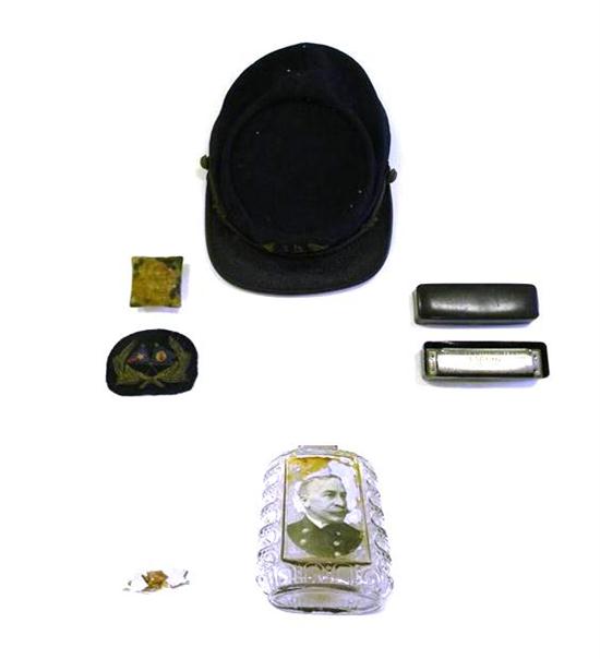 Five Civil War-era items including: