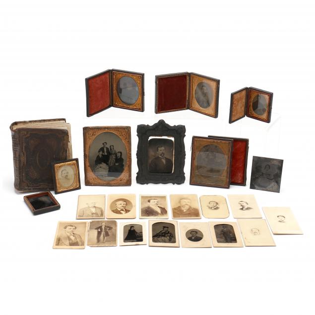 FIVE CIVIL WAR STUDIO PORTRAITS AND