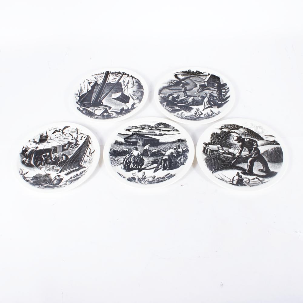 FIVE CLARE LEIGHTON FOR WEDGWOOD