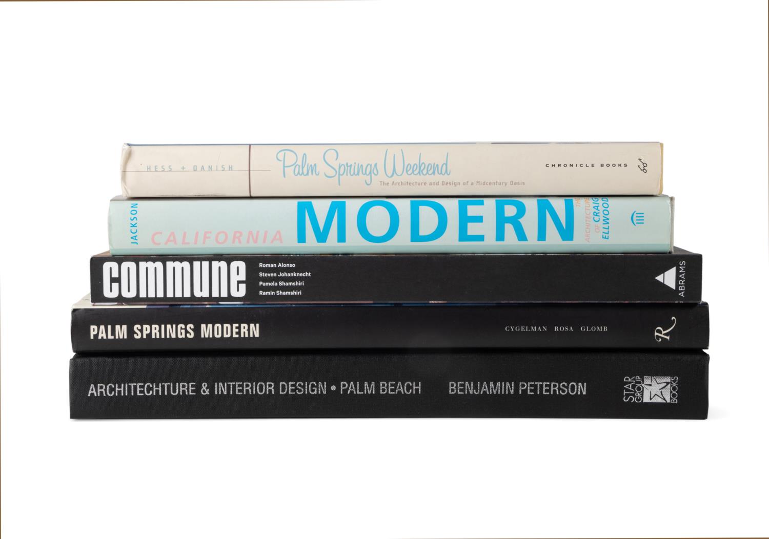 FIVE COFFEE TABLE BOOKS ON