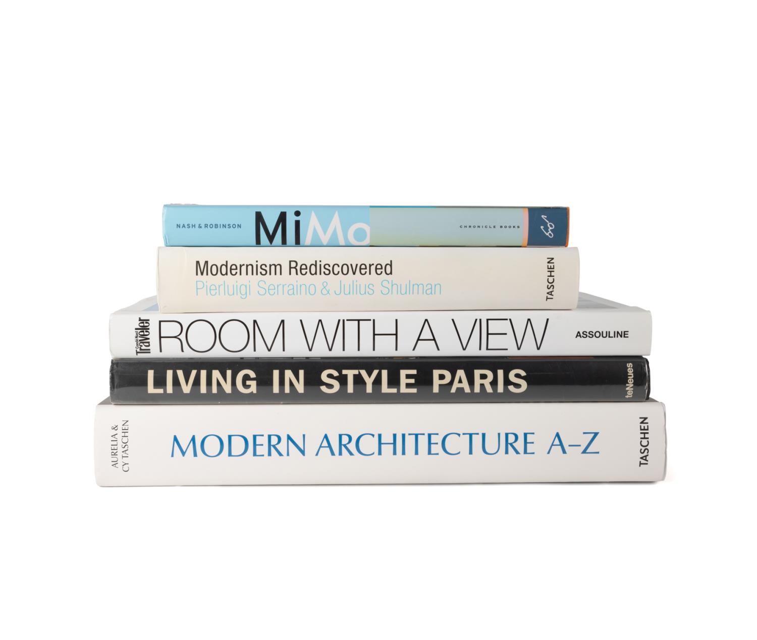 FIVE COFFEE TABLE BOOKS ON MODERN