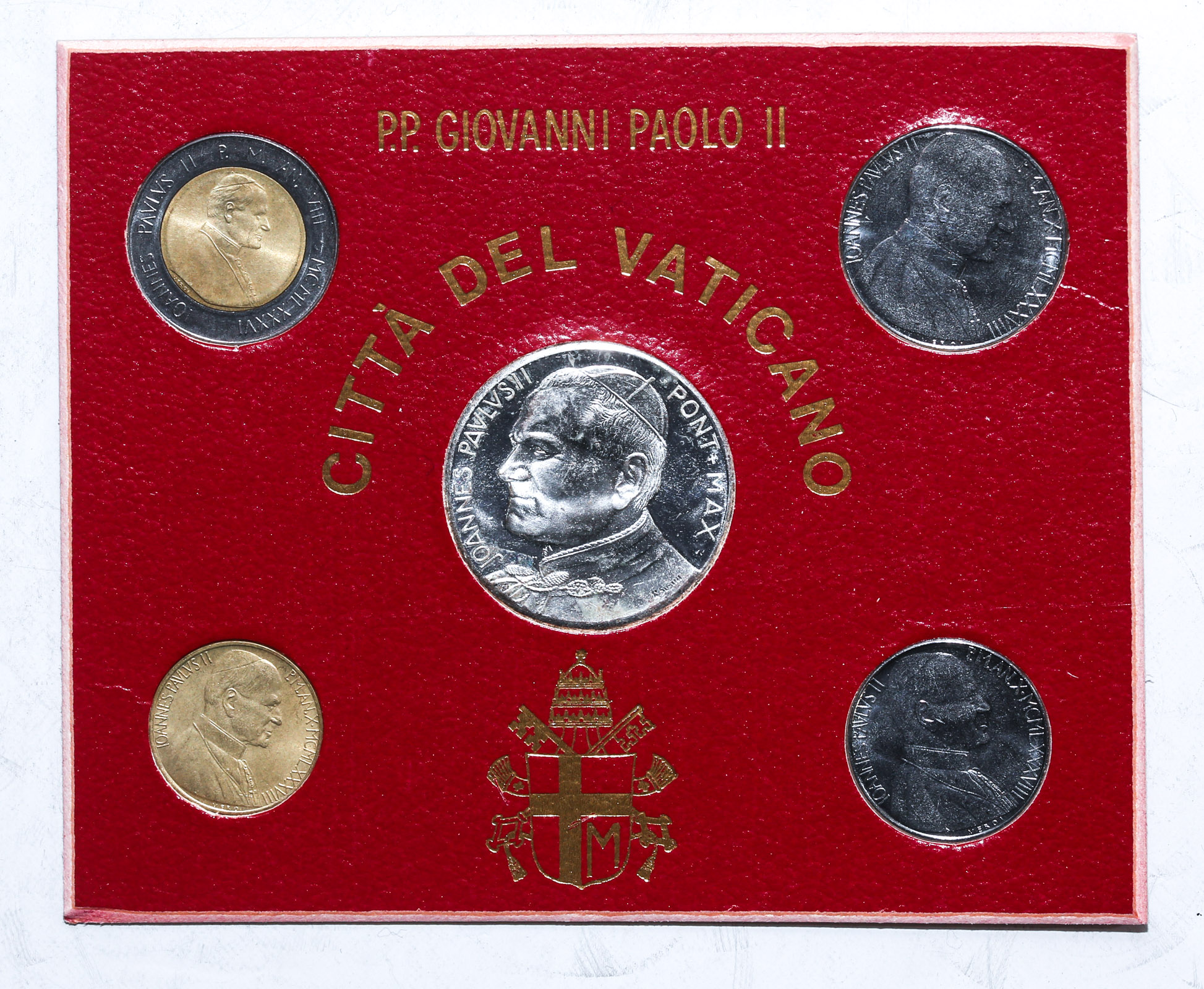 FIVE-COIN VATICAN SOUVENIR MINT SET
