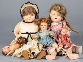 FIVE COMPOSITION DOLLSFive com