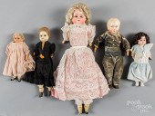 FIVE COMPOSITION DOLLSFive com
