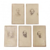 FIVE CONFEDERATE GENERAL CDVS