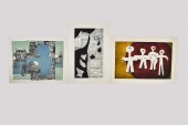 FIVE CONTEMPORARY LITHOGRAPHS