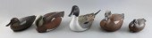 FIVE CONTEMPORARY PUDDLE DUCK