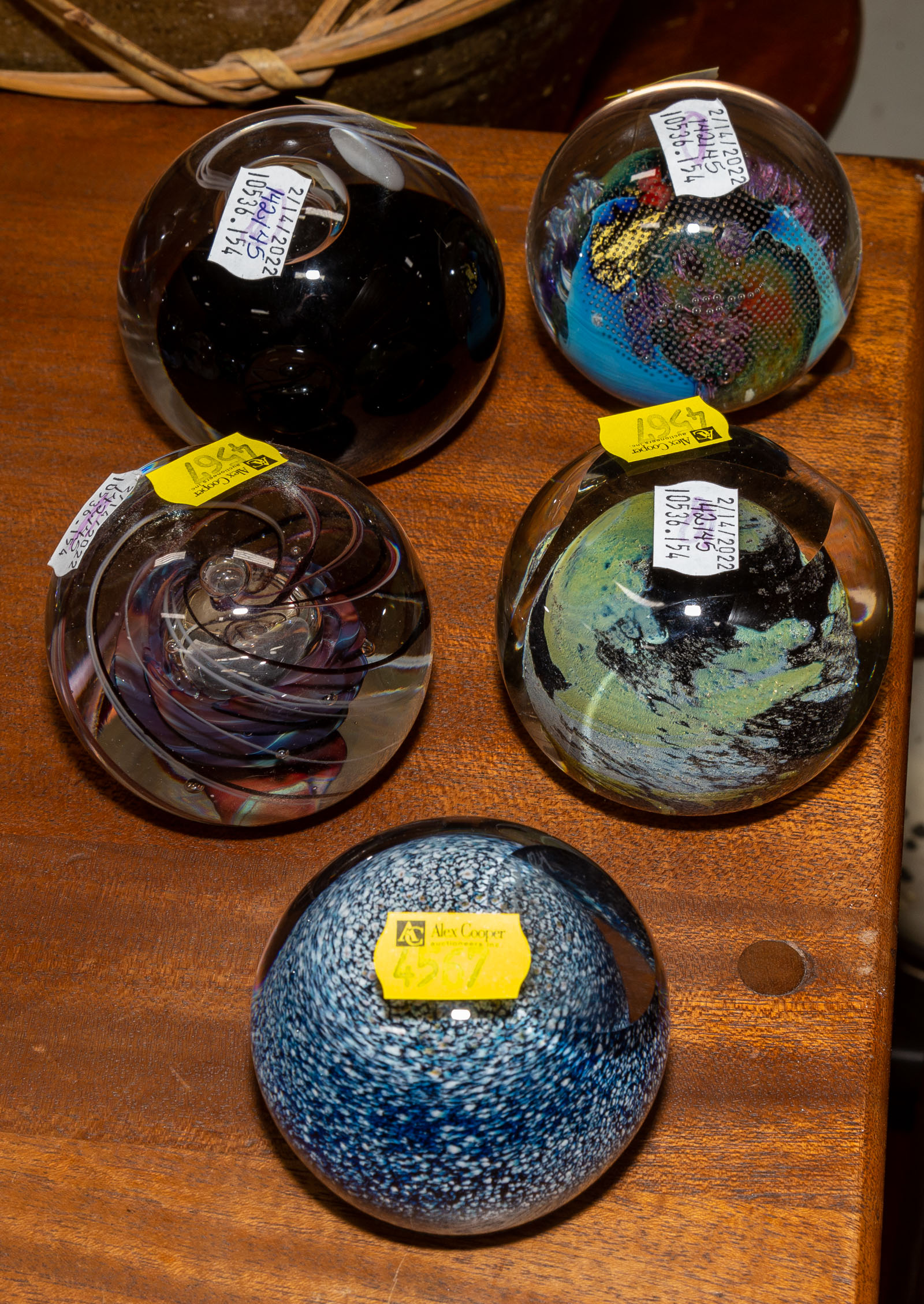 FIVE CONTEMPORARY SIGNED ART