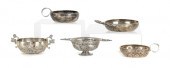 Five Continental silver wine t