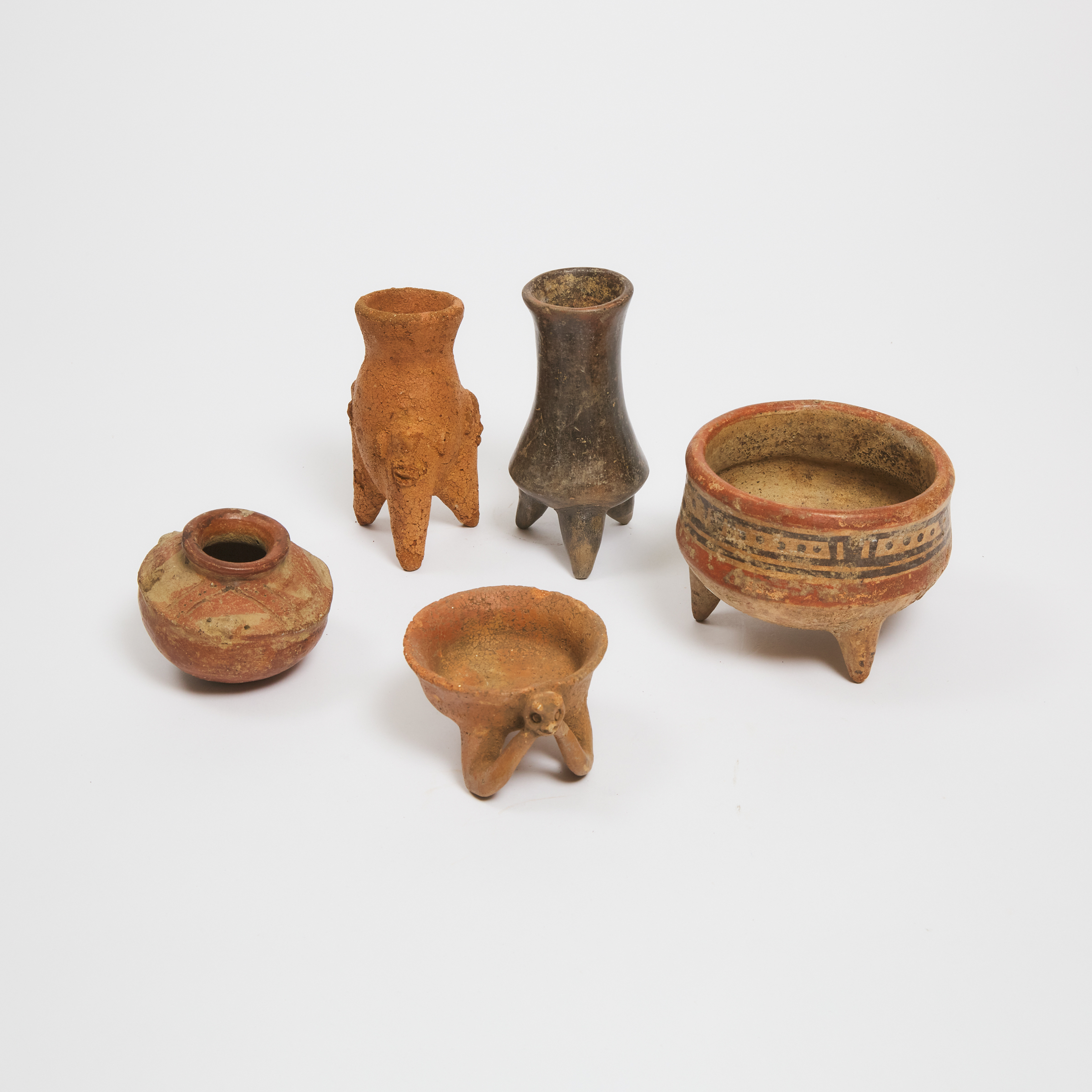 Five Costa Rican Pre-Columbian