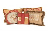 FIVE CUSTOM SILK, COTTON, & WO